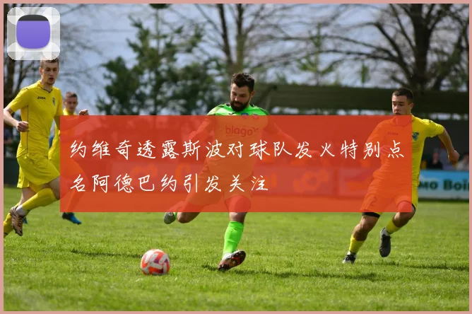 约维奇透露斯波对球队发火特别点名阿德巴约引发关注